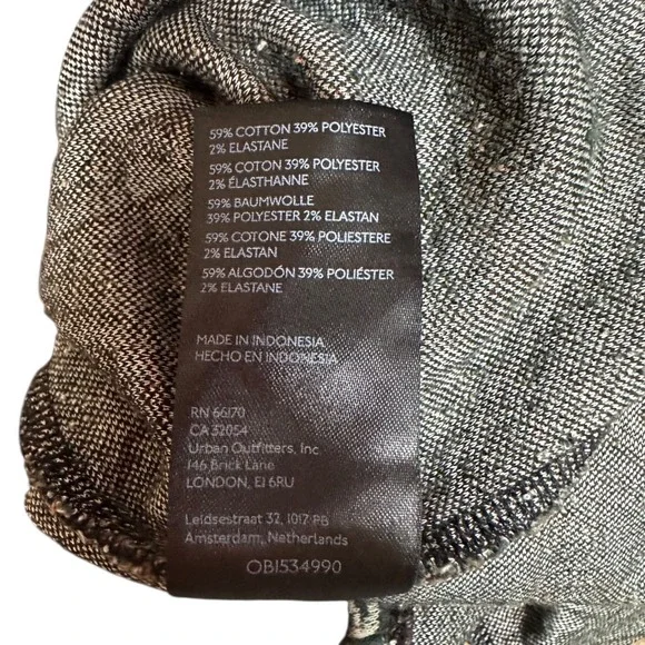 Anthropologie One Shoulder Jacquard Textured Midi Cocktail Dress Neutral Size M - Picture 9 of 9